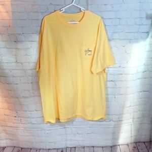 GUY Harvey Mens Cotton Yellow  Fishing Shirt‎ XL